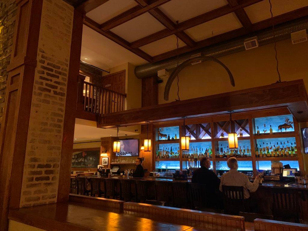 inside the Mystic Grill bar