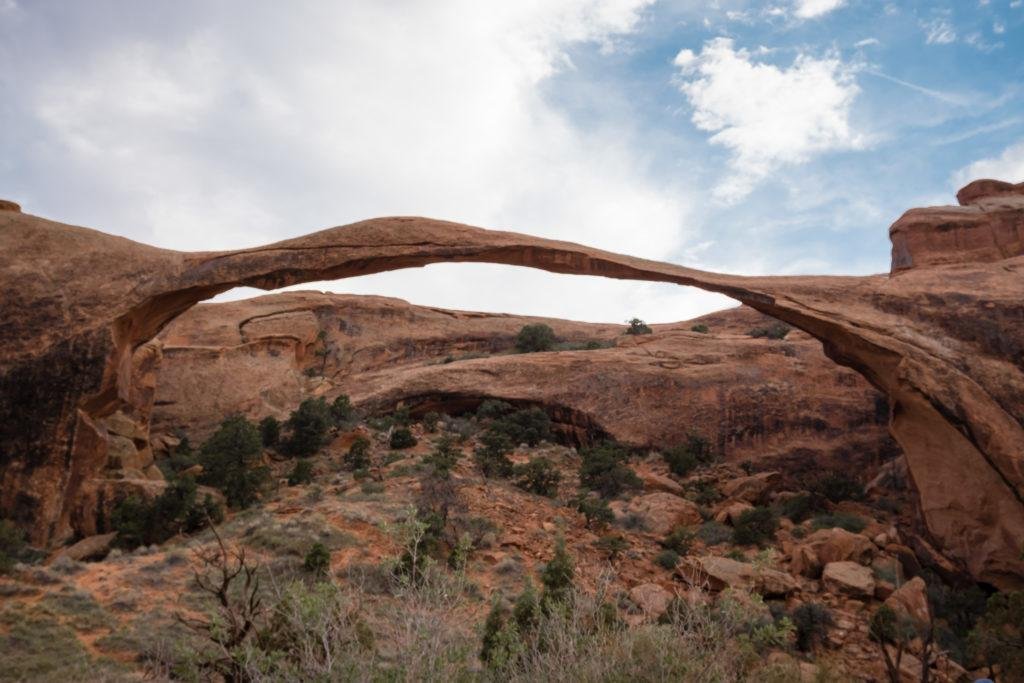 landscape arch in arches national park