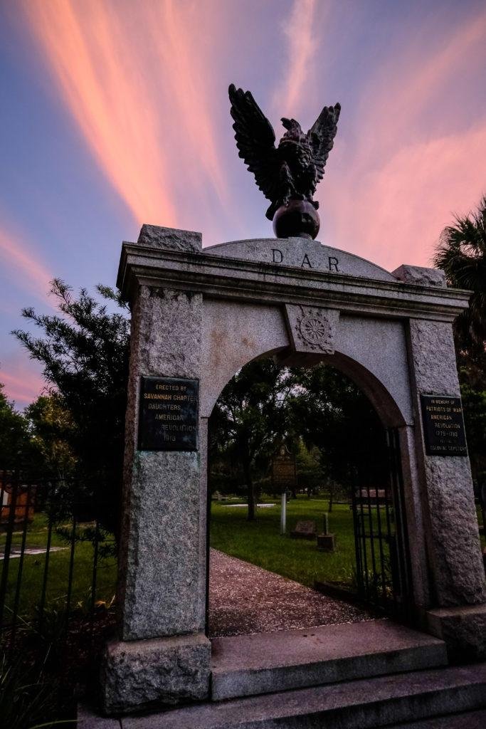 Colonial Park Cemetery in Savannah Georgia