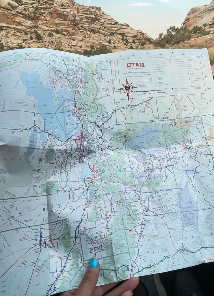 travel map essentials for day hiking