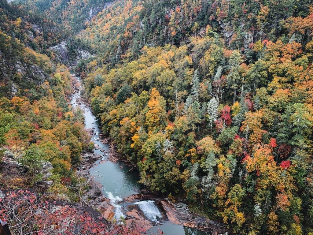 Waterfalls and Hiking at Tallulah Gorge State Park