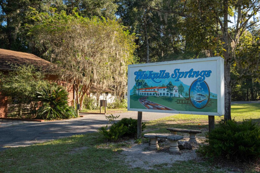 edward ball wakulla springs state park sign