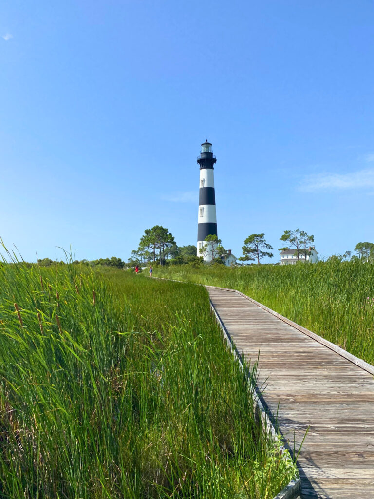 bodie island lighthouse in outer banks