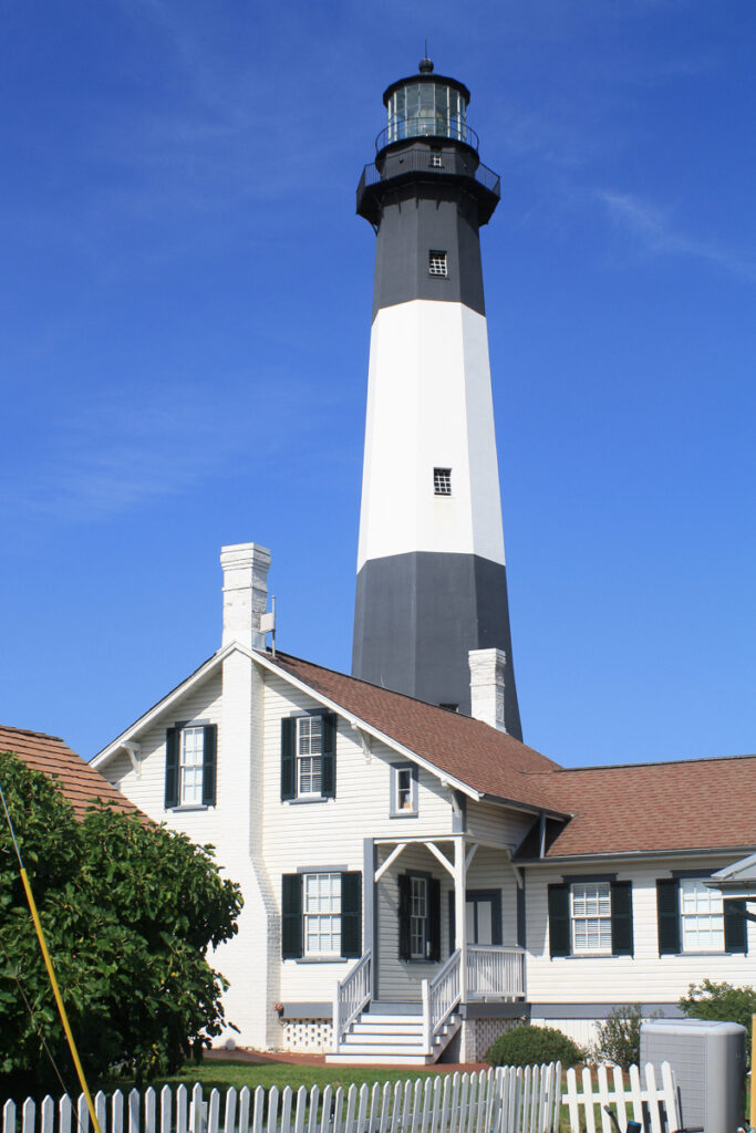 tybee island lighthouse in georgia - lighthouses on the east coast