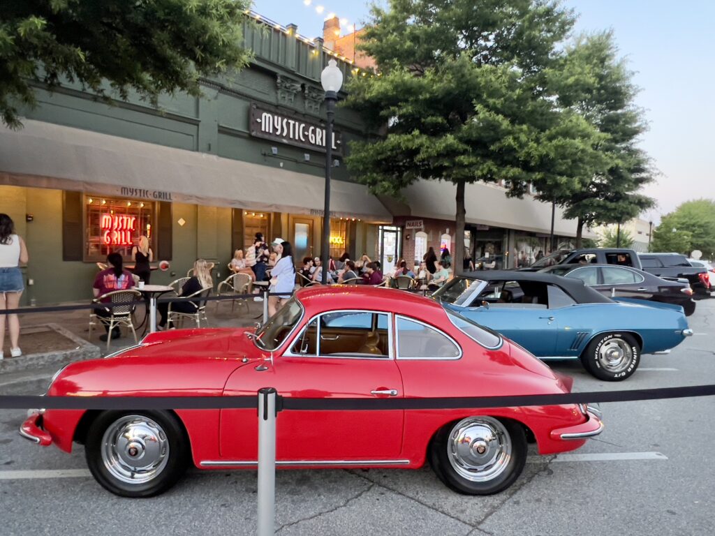 stefan and damon's car in mystic falls