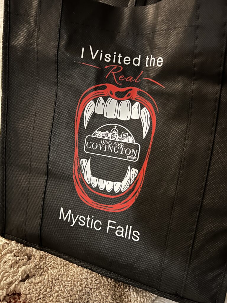 Discover Covington souvenir bags for the  Real Mystic Falls