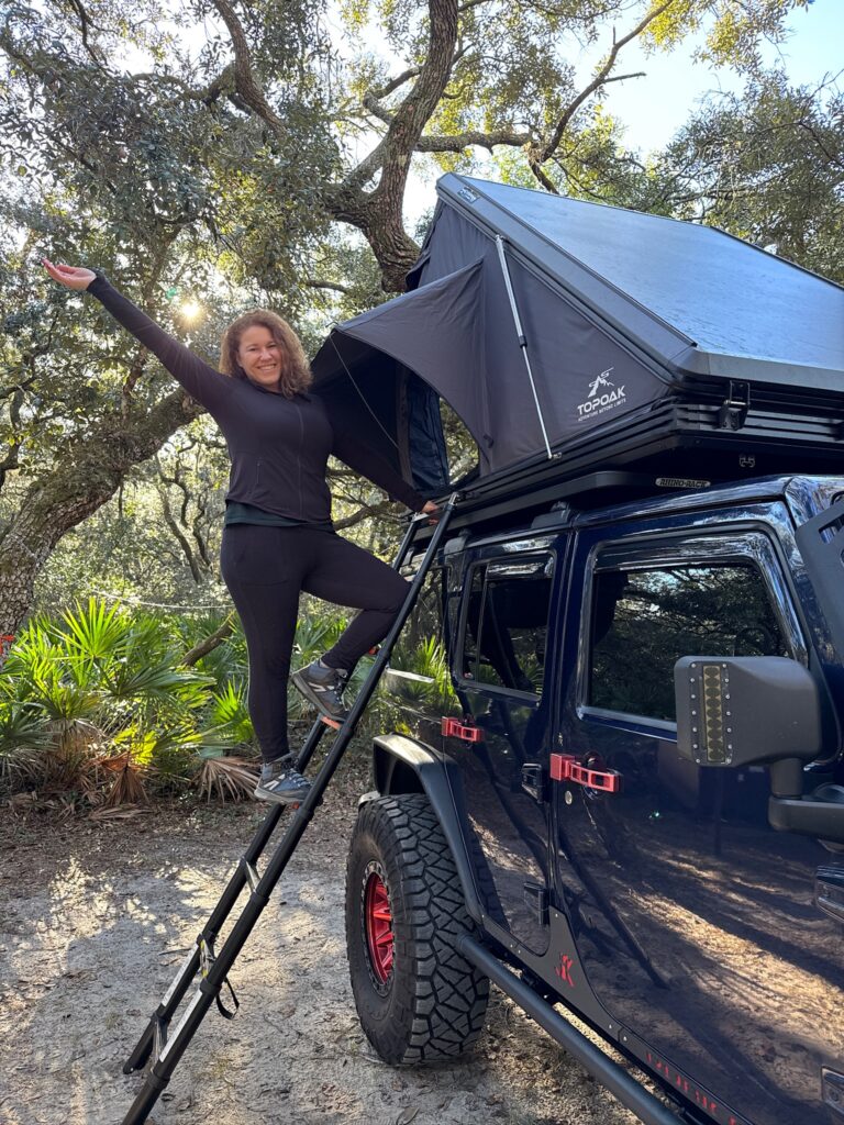 rooftop tent for overland camping in Florida