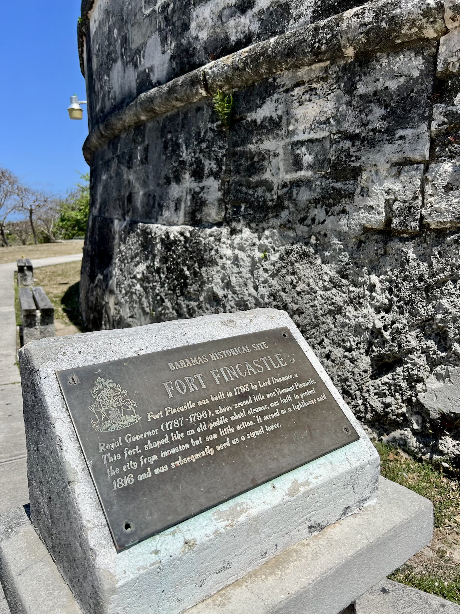 Fort Fincastle at the Bahamas