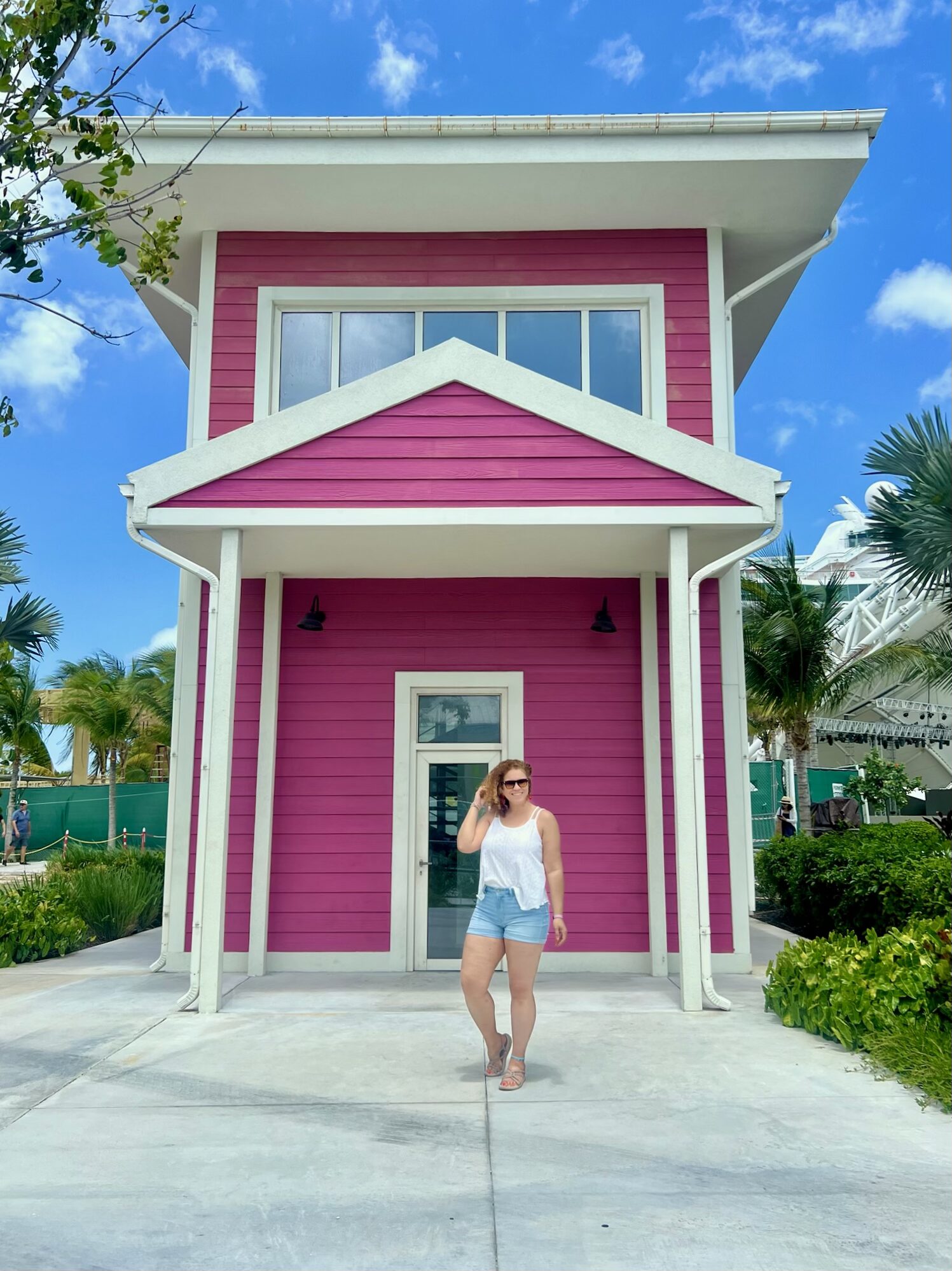 colorful buildings at the Nassau Cruise Port