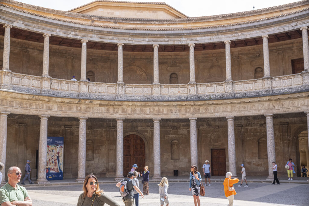 The Palace of Charles V at the Alhambra Palace in Granada, Spain