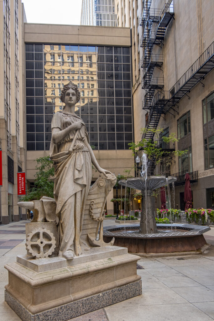 Chicago Board of Trade's Statue of Commerce
