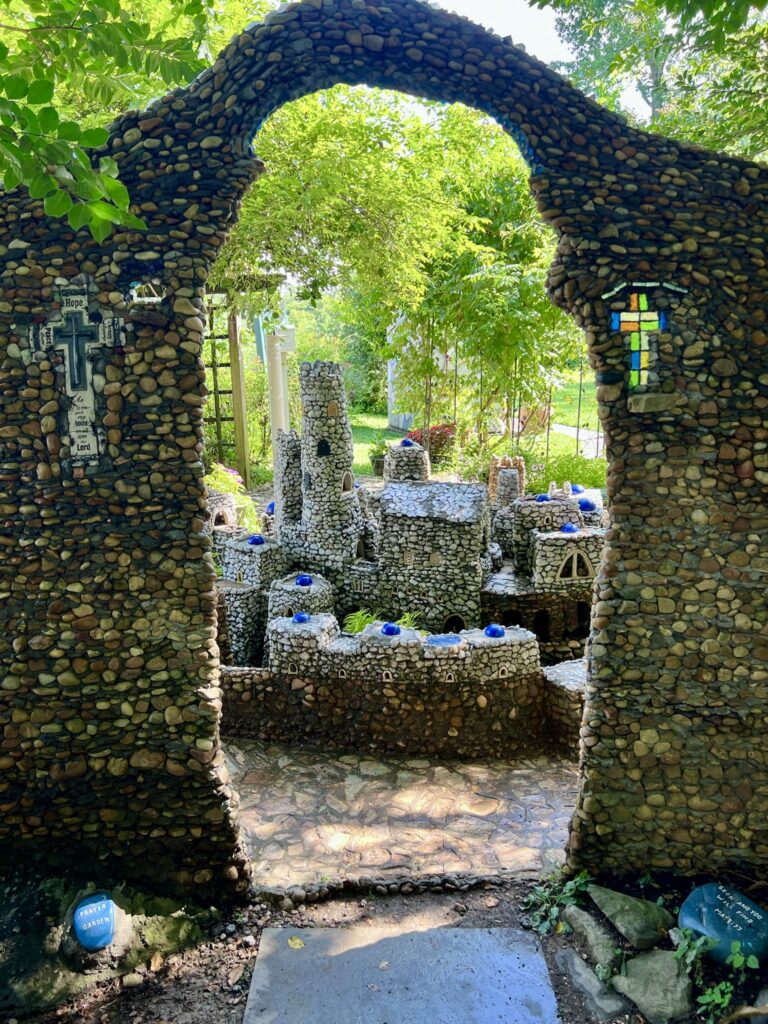 rock sculptures in The Rock Garden