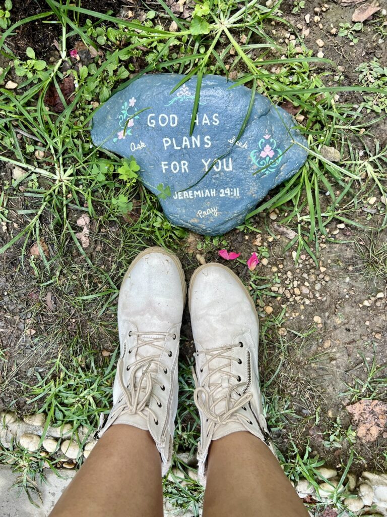 stepping stones with biblical messages
