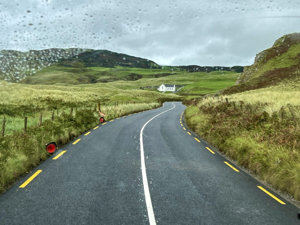 the drive to Malin Head County Donegal Ireland