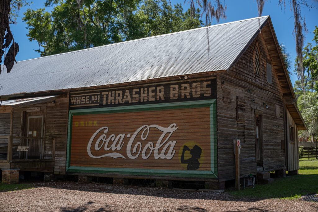 The Thrasher Warehouse - home of the Micanopy Historical Society Museum
